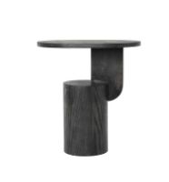 Bild von Ferm Living Insert Beistelltisch 34x49 cm - Schwarz gebeizt