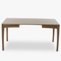 Bild von Snedkergaarden MATZ Schreibtisch mit 2 Schubladen 150x80 cm - Walnuss
