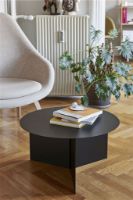 Bild von HAY Slit Table XL Couchtisch Ø: 65 cm - Schwarz
 