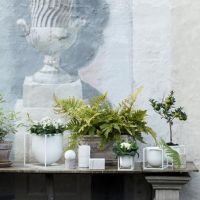 Bild von Audo Copenhagen Kubus Flowerpot 10 10x10 cm - Hvid