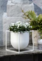 Bild von Audo Copenhagen Kubus Flowerpot 23 23x23 cm - Hvid OUTLET