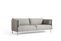 Bild von HAY Silhouette 3-Personen-Sofa Mono L: 212 cm – Ruskin 33 / Schwarz