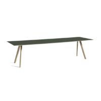 Bild von HAY CPH 30 Tisch 300 x 90 x 74 cm – lackierte massive Eiche/grünes Linoleum