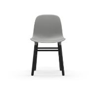 Bild von Normann Copenhagen Form Stuhl SH: 44 cm – Grau/Schwarz