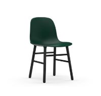 Bild von Normann Copenhagen Form Stuhl SH: 44cm - Grün/Schwarz