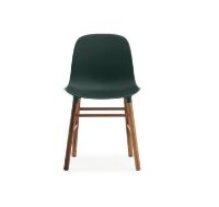 Bild von Normann Copenhagen Form Stuhl SH: 44 cm – Grün/Walnuss