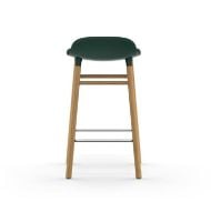 Bild von Normann Copenhagen Form Barhocker SH: 65cm - Grün/Eiche