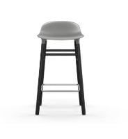 Bild von Normann Copenhagen Form Barhocker SH: 65cm - Grau/Schwarz