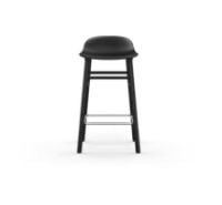 Bild von Normann Copenhagen Form Barhocker SH: 65 cm – Schwarz/Schwarze Eiche