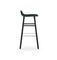 Bild von Normann Copenhagen Form Barhocker SH: 75 cm – Grün/Schwarze Eiche