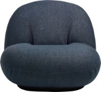 Bild von GUBI Pacha Lounge Chair – Soft Black Semi Matt/Harp 102