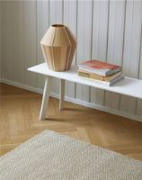 Bild von HAY CPH Deux 215 Bench 200 x 35 x 45 cm – perlweiß lackierte massive Buche/perlweißes Laminat