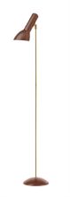 Bild von CPH Lighting Oblique Stehleuchte H: 132 cm – Messing/Ziegelrot