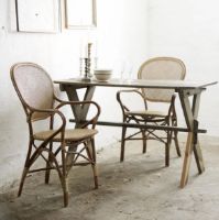 Bild von Sika-Design Rossini Stuhl mit Armlehnen SH: 45 cm - Taupe