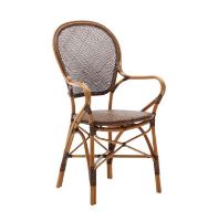 Bild von Sika-Design Rossini Stuhl mit Armlehnen SH: 45 cm - Kirsche