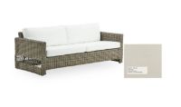 Bild von Sika-Design Carrie Exterieur 3 Pers. Sofa L: 200 cm - Antikgrau/B450 Tempotest Weiß