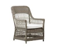 Bild von Sika-Design Dawn Exterior Loungesessel inkl. Kissen SH: 44 cm - Antik/B450 Tempotest Weiß