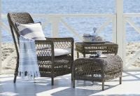 Bild von Sika-Design Dawn Exterior Loungesessel inkl. Kissen SH: 44 cm - Antik/B450 Tempotest Weiß