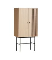 Bild von Woud Array Highboard L: 80 cm – Weiß pigmentierte/lackierte Eiche