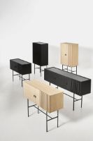 Bild von Woud Array Highboard L: 80 cm – Weiß pigmentierte/lackierte Eiche