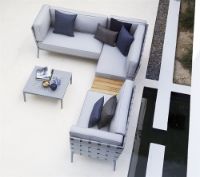 Bild von Cane-line Outdoor Conic Couchtisch 75x75 cm - Hellgrau