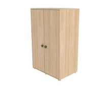 Bild von Flexa Popsicle Niedriger Kleiderschrank H: 138,2 cm – Dunkelgrün