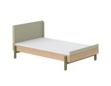 Bild von Flexa Popsicle Einzelbett mit hohem Kopfteil und Kopfteil 204,2 x 131,8 cm – Kiwi