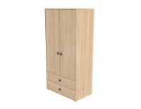 Bild von Flexa Popsicle Hoher Kleiderschrank H: 202,2 cm – Dunkelgrün