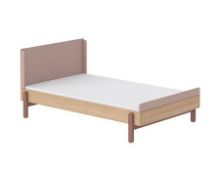 Bild von Flexa Popsicle Einzelbett mit hohem Kopfteil und Kopfteil 204,2 x 131,8 cm – Kirsche