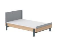 Bild von Flexa Popsicle Einzelbett mit hohem Kopfteil und Kopfteil 204,2 x 131,8 cm – Blaubeere