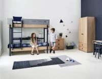 Bild von Flexa Popsicle Hoher Kleiderschrank H: 202,2 cm – Dunkelblau