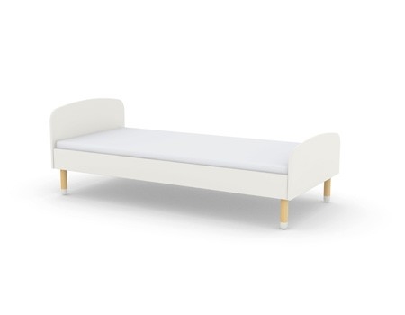 Bild von Flexa Dots Einzelbett 96x204 cm - Weiß