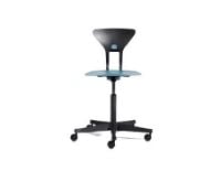 Bild von Flexa Ray Schreibtischstuhl SH: 46-63 cm - Blau/Schwarz