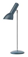 Bild von CPH Lighting Oblique Tischleuchte H: 58 cm – Chrom/Petroleumblau