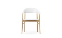 Bild von Normann Copenhagen Herit Sessel SH: 45 cm – Gestell Eiche/Weiß