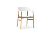 Bild von Normann Copenhagen Herit Sessel SH: 45 cm – Gestell Eiche/Weiß