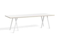 Bild von HAY Loop Standtisch 250 x 92,5 cm – Weiß/Weißes Laminat