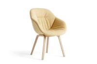 Bild von HAY AAC123 Soft About a Chair Esszimmerstuhl gepolstert SH: 47,5 cm – Lackiertes Eichenfurnier/Hallingdal 407 OUTLET