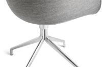 Bild von HAY AAC121 About a Chair Esszimmerstuhl gepolstert SH: 47,5 cm – Poliertes Aluminium/Remix 133
