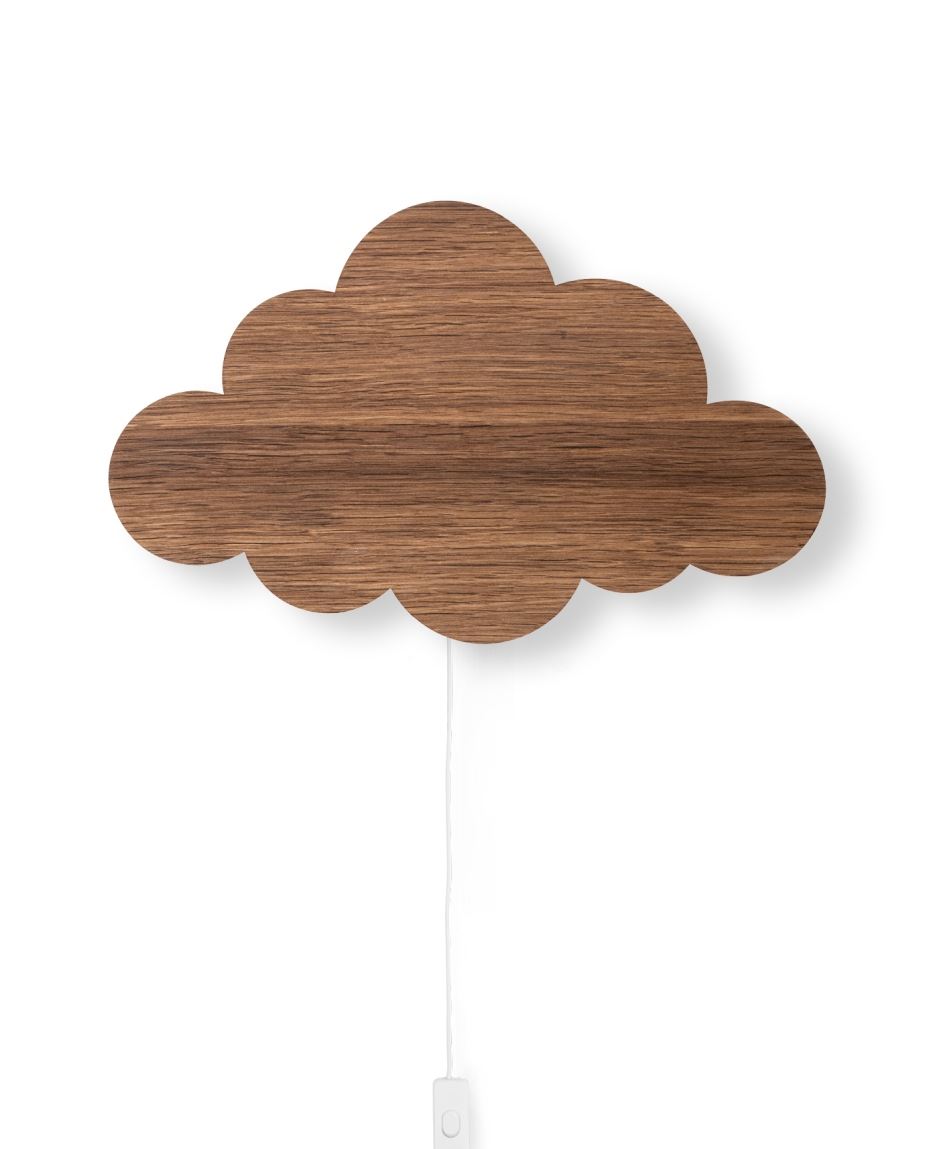 Bild von Ferm Living Cloud Lampe 24x40 cm – Räuchereiche