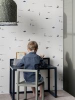 Bild von Ferm Living Little Architect Schreibtisch 45x70 cm - Dunkelblau