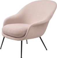 Bild von GUBI Bat Lounge Chair Low Back SH: 42 cm – Sort/Harp 200
