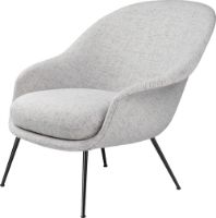 Bild von GUBI Bat Lounge Chair mit niedriger Rückenlehne – Sort/Sonar 3 124