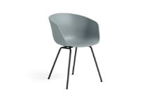 Bild von HAY AAC 26 About A Chair SH: 46 cm – Schwarz pulverbeschichteter Stahl/Staubblau