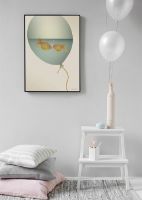 Bild von VisseVasse Plakat Love In A Bubble 30x40cm OUTLET