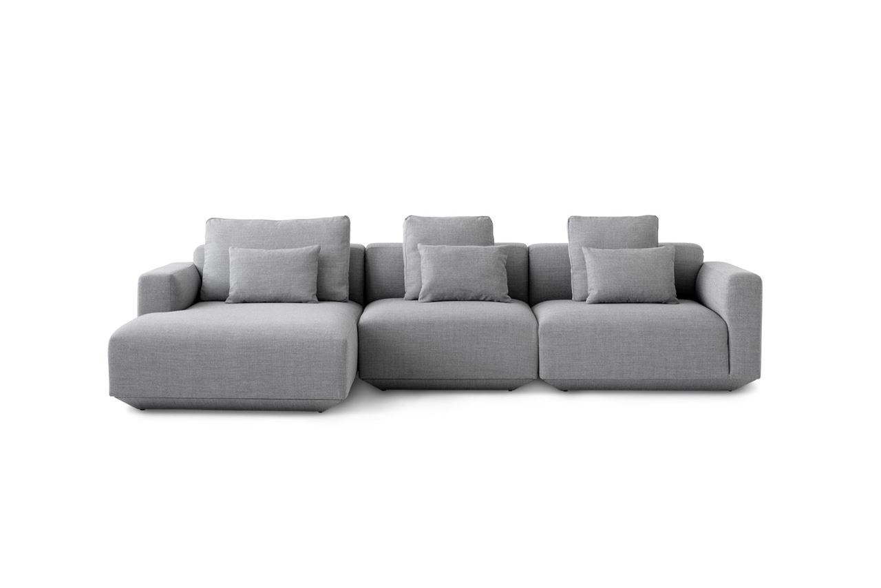 Bild von &Tradition Develius 3 Pers. Sofa mit Chaiselongue L: 309 cm - Fiord 151