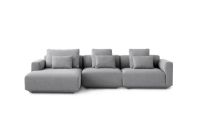 Bild von &Tradition Develius 3 Pers. Sofa mit Chaiselongue L: 309 cm - Fiord 151