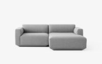 Bild von &Tradition Develius 2 Pers. Sofa mit Chaiselongue L: 220 cm – Ruskin Zirconium