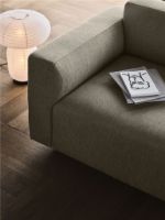 Bild von &Tradition Develius 2 Pers. Sofa mit Chaiselongue L: 220 cm – Ruskin Zirconium