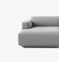 Bild von &Tradition Develius 2 Pers. Sofa mit Chaiselongue L: 220 cm – Ruskin Zirconium